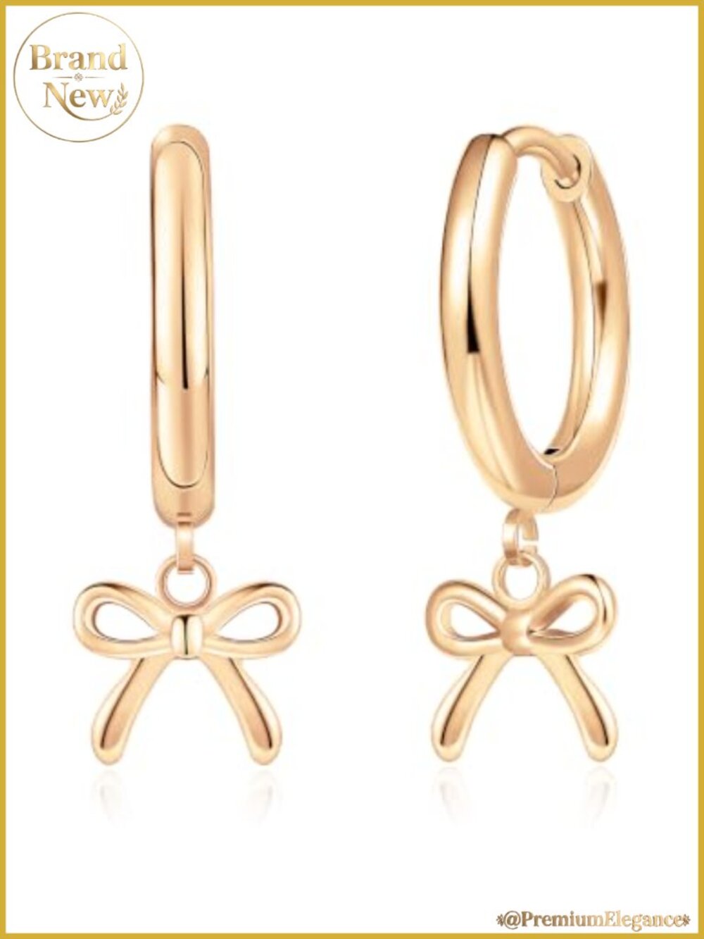 Hypoallergenic F136 Titanium Dangle Hoop Earrings for Women - Drop Earrings